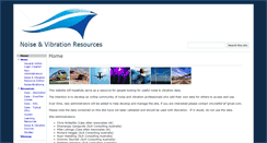 Desktop Screenshot of noisevibrationresources.com