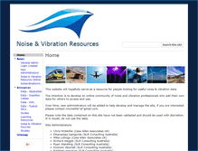 Tablet Screenshot of noisevibrationresources.com